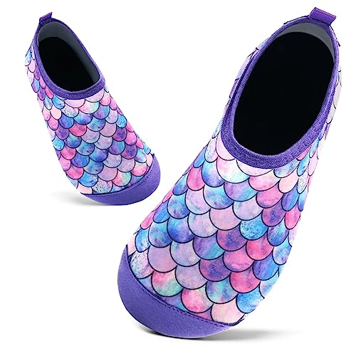 Kids Water Socks CX-Fish Scale Purple