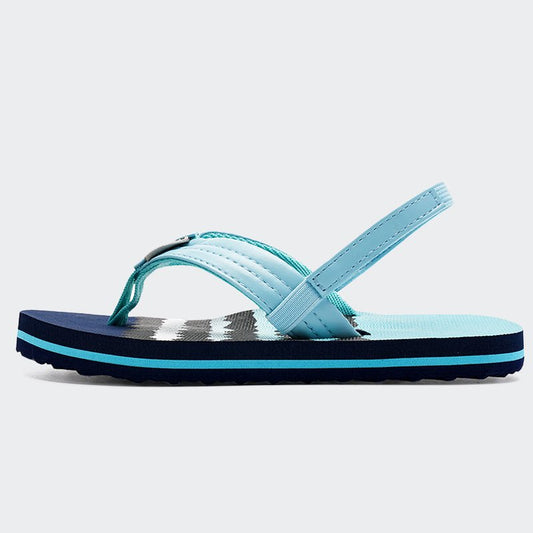 KIDS Flip Flops LZ007- Gradient blue - Watelves.com