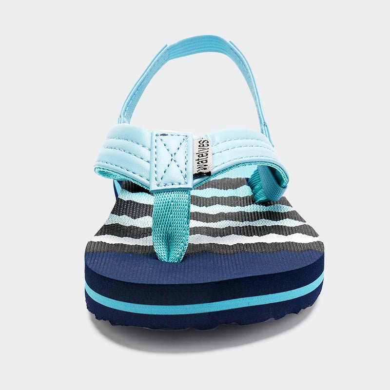 KIDS Flip Flops LZ007- Gradient blue - Watelves.com