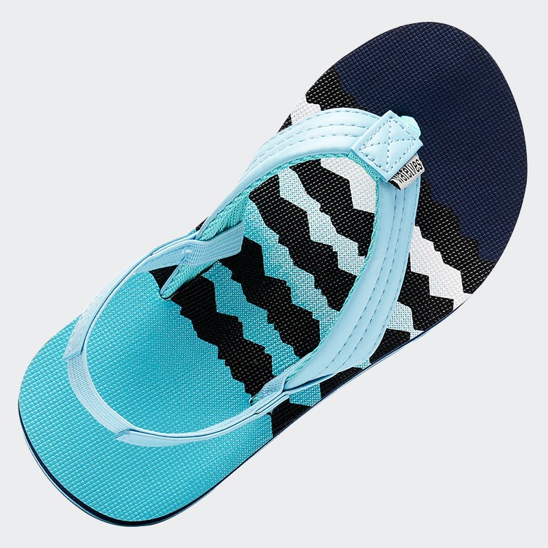 KIDS Flip Flops LZ007- Gradient blue - Watelves.com