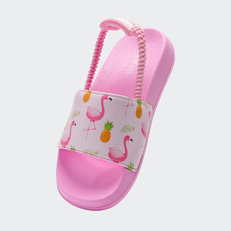 Kids Sandals with Straps JB047-Flamingo Pink - Watelves.com