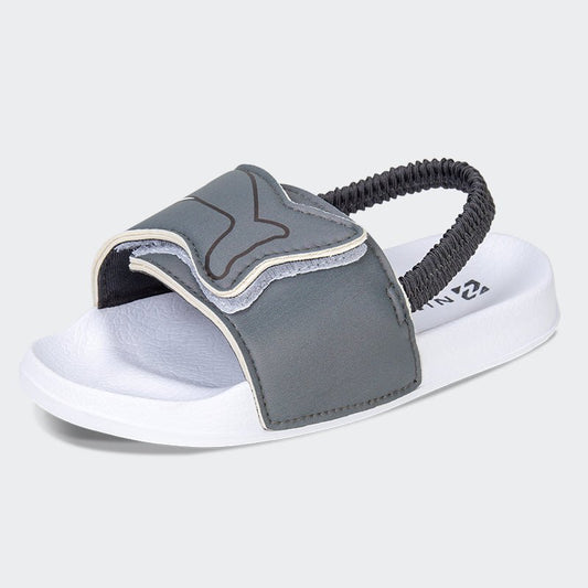 Kids Slide Sandals JB016-Grey shark - Watelves.com
