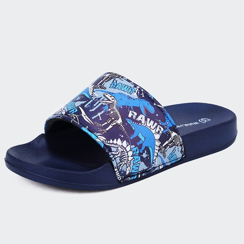 KIDS SLIDE SANDALS JB510-Dinosaur - Watelves.com