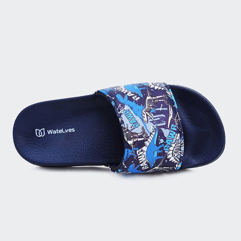 KIDS SLIDE SANDALS JB510-Dinosaur - Watelves.com