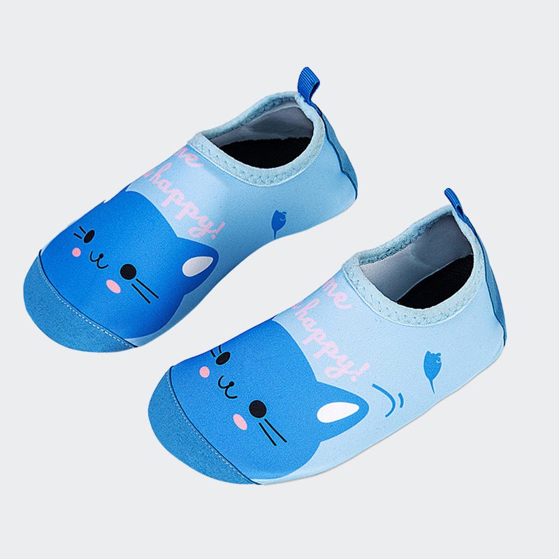 Kids Water Socks CX-BT Dark blue cat - Watelves.com
