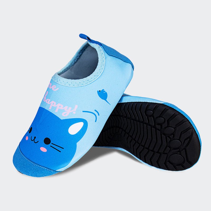 Kids Water Socks CX-BT Dark blue cat - Watelves.com