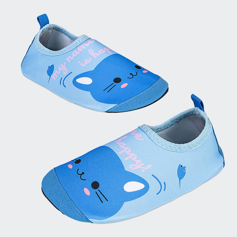 Kids Water Socks CX-BT Dark blue cat - Watelves.com