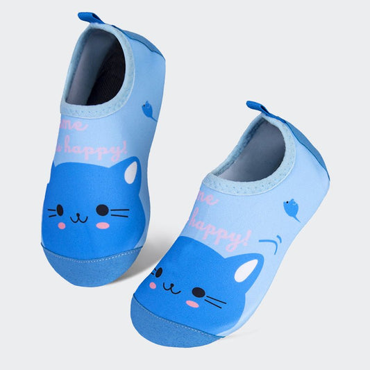 Kids Water Socks CX-BT Dark blue cat - Watelves.com