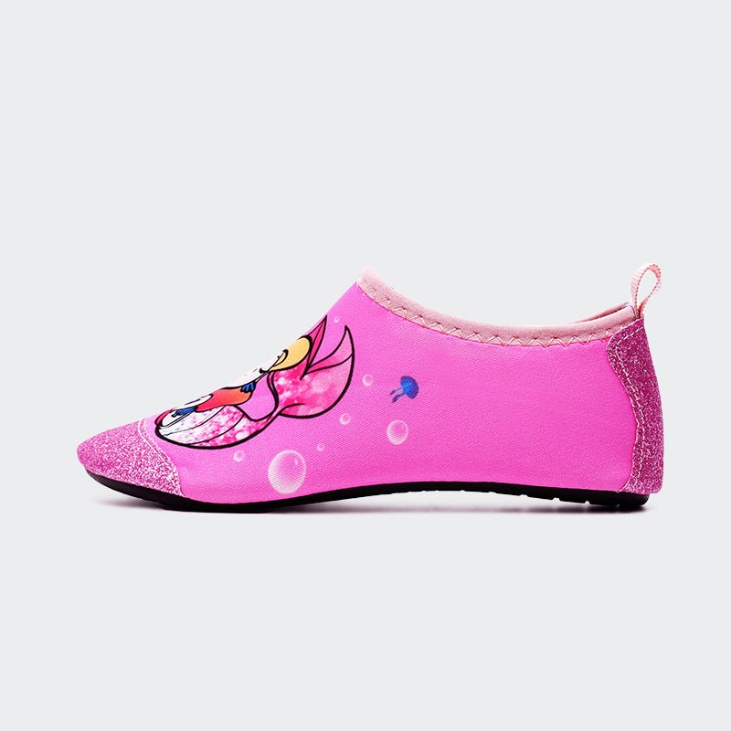 Kids Water socks CX- Shiny Pink Mermaid - Watelves.com