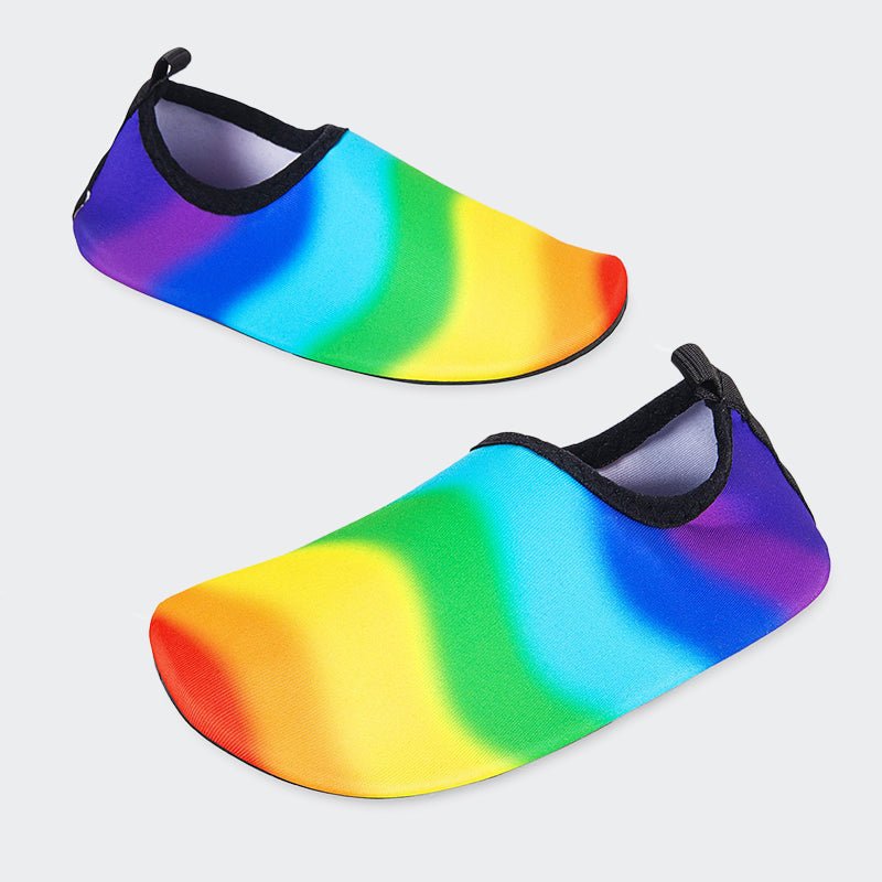 Kids Water Socks CX-Wavy rainbow - Watelves.com