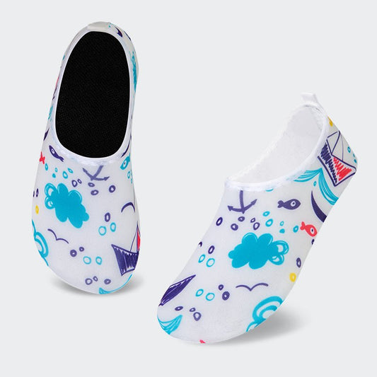 Kids Water Socks YD-319-Sea white - Watelves.com