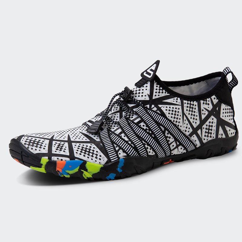 Unisex Water Shoes FBN-928-Black White - Watelves.com