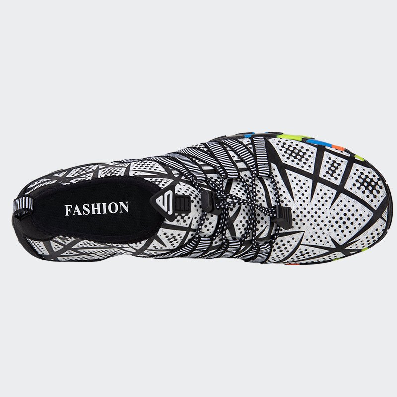 Unisex Water Shoes FBN-928-Black White - Watelves.com