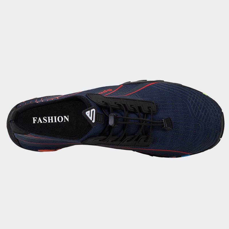 Unisex Water Shoes FBN-934-Navy red - Watelves.com