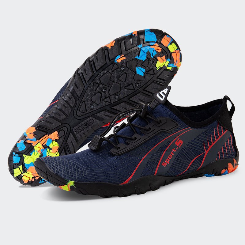 Unisex Water Shoes FBN-934-Navy red - Watelves.com