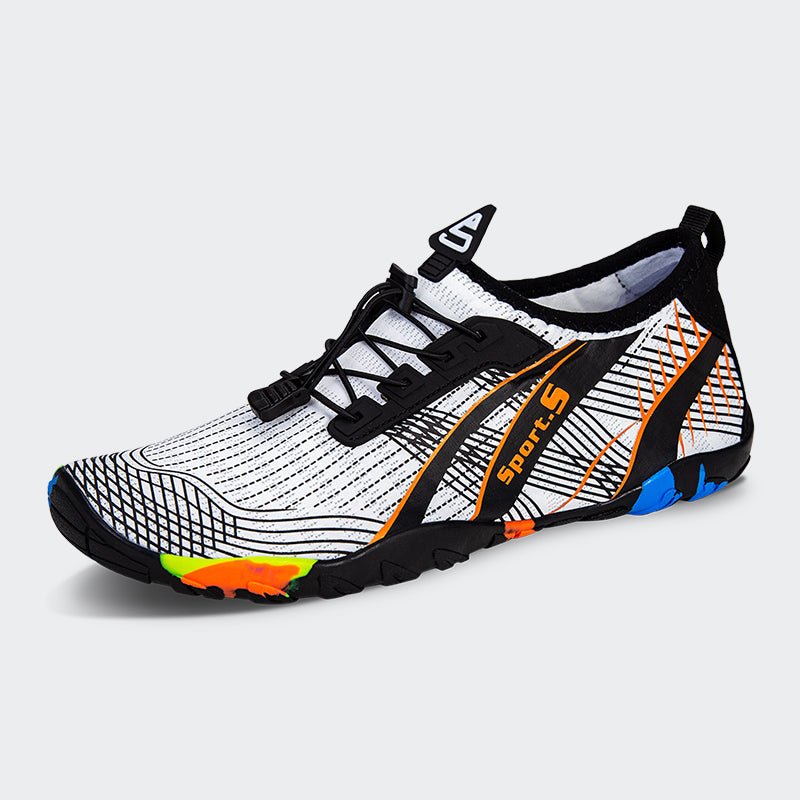 Unisex Water Shoes FBN-934-White orange - Watelves.com