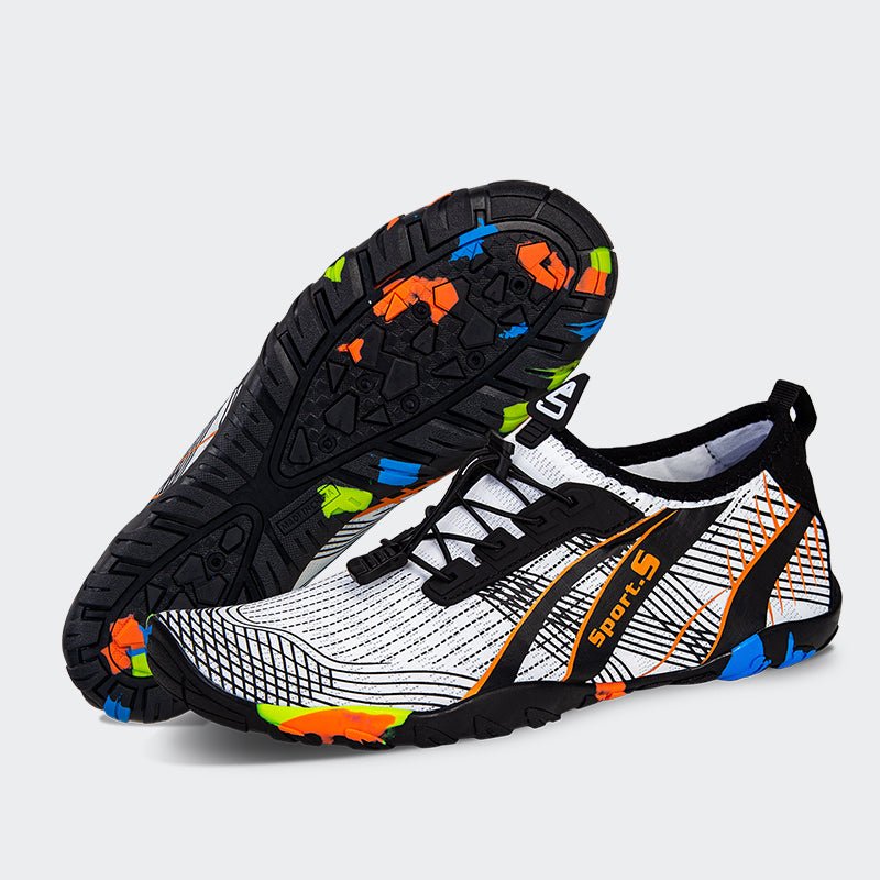 Unisex Water Shoes FBN-934-White orange - Watelves.com