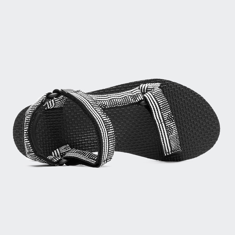 Women Sports Sandals LZ101-Black white - Watelves.com