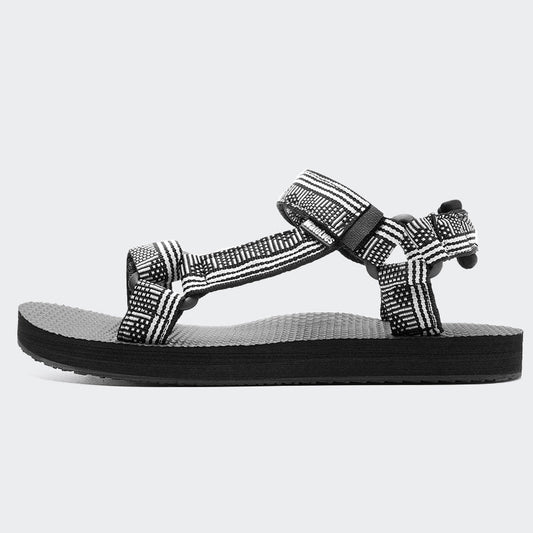 Women Sports Sandals LZ101-Black white - Watelves.com