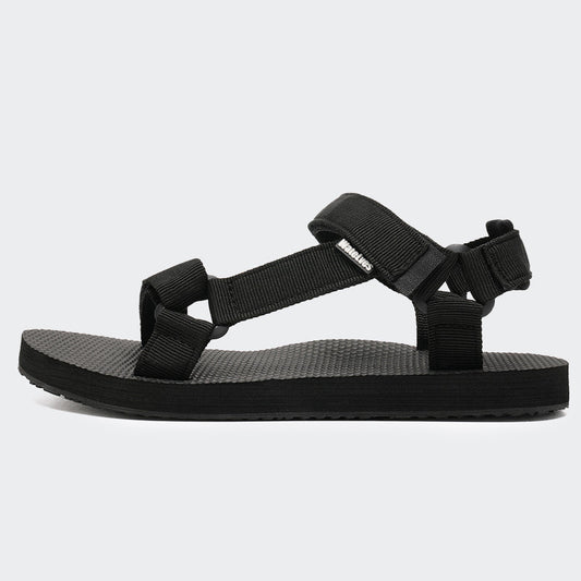 Women Sports Sandals LZ101-Pure black - Watelves.com