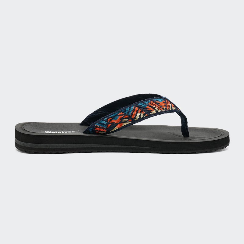 Womens Flip Flops LZ202-Red blue - Watelves.com