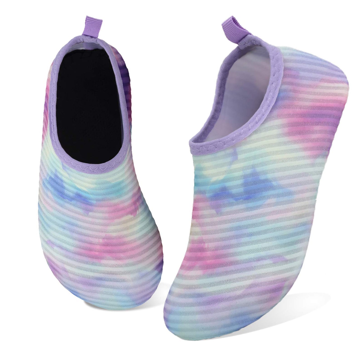 Kids Water Socks CX-BT-Tie-dye pink purple