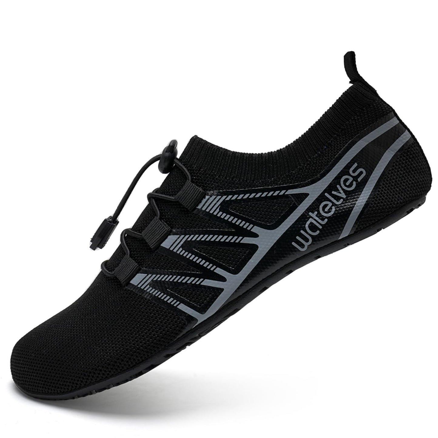 Lace-Up Sock-743-Black