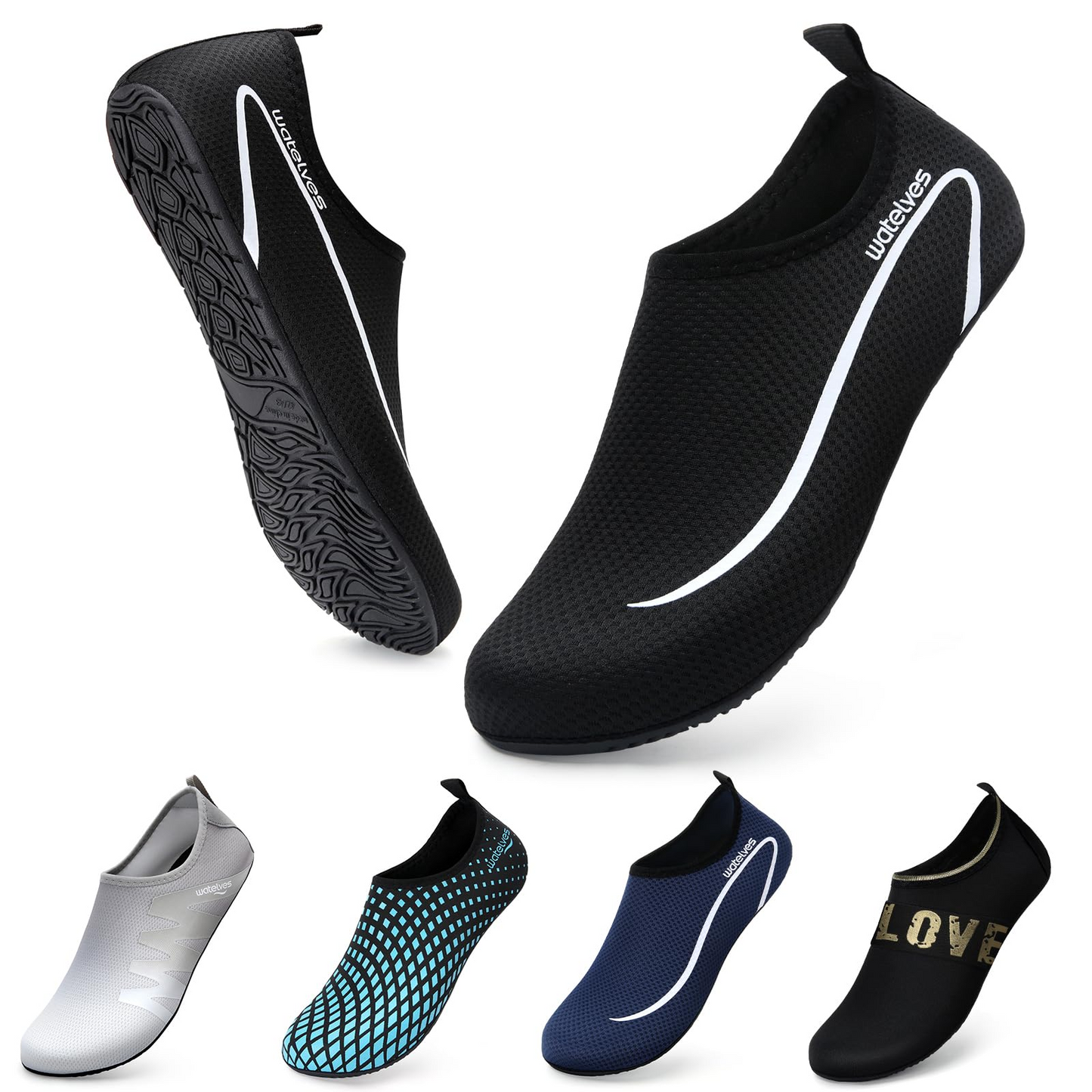 Water Socks XMX01-Black/Navy blue