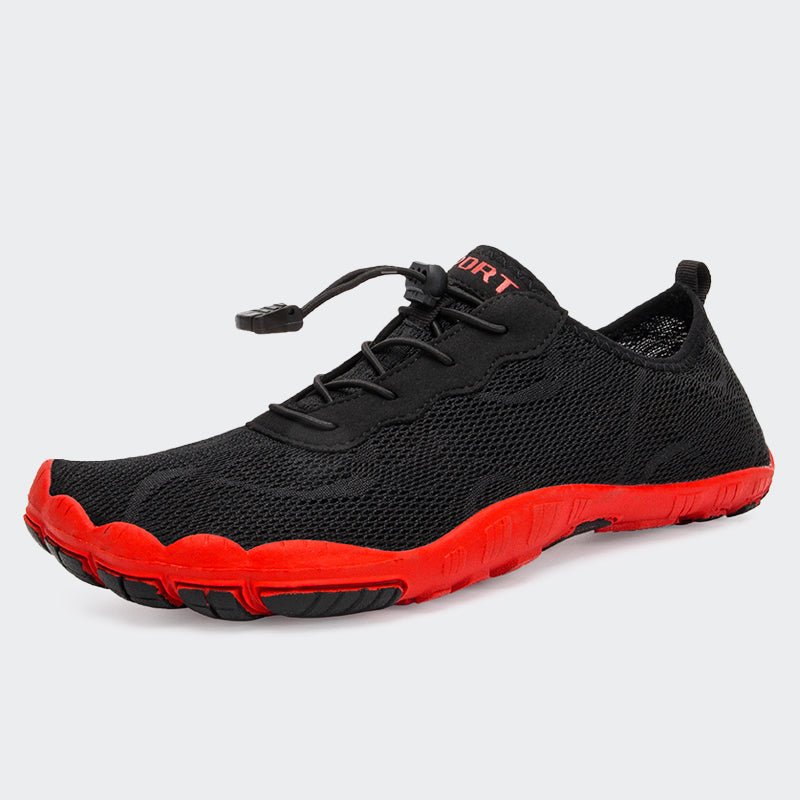 Barefoot shoes FBN1918-Black Red - Watelves.com