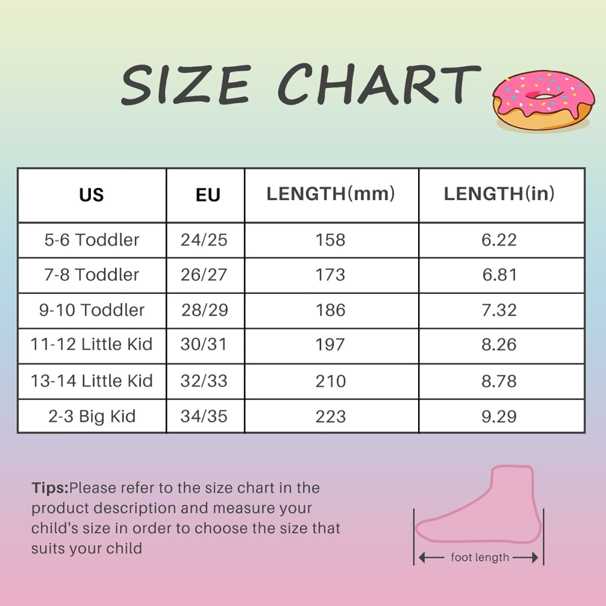 KIDS Flip Flops LZ003-Pink green - Watelves.com
