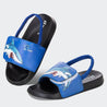 Kids Slide Sandals JB-Black blue shark - Watelves.com