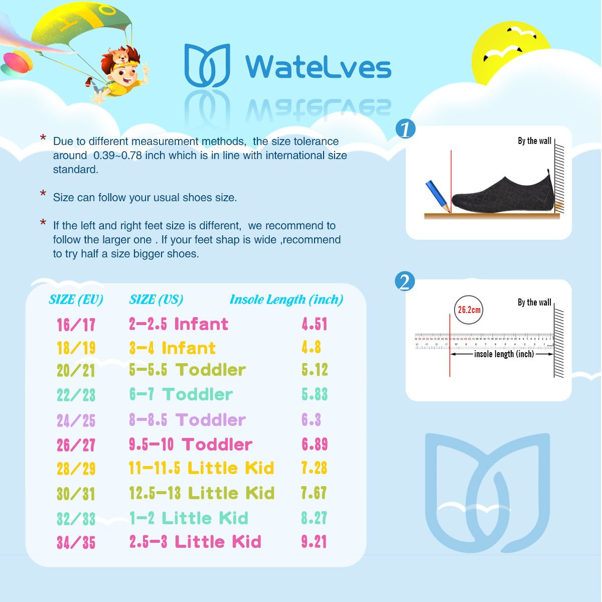 Kids Water socks CX-BT unicorn - Watelves.com