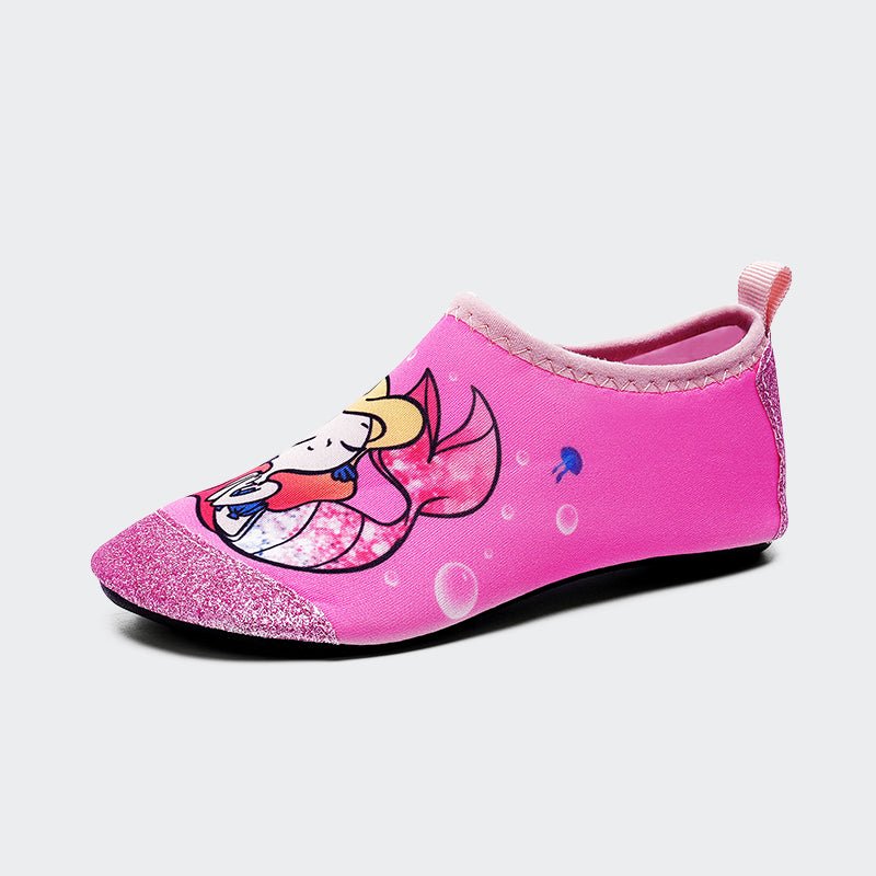 Kids Water socks CX- Shiny Pink Mermaid - Watelves.com