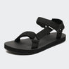 Women Sports Sandals LZ101-Pure black - Watelves.com